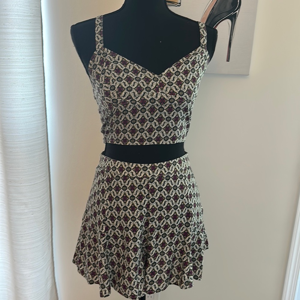 Hollister set, tank top and shorts, size small
